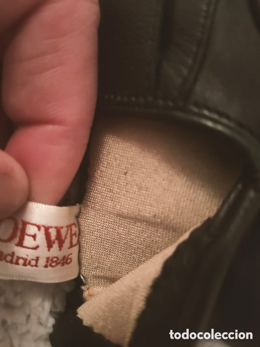 Antig&uuml;edades: Guantes de piel de Loewe - Foto 10