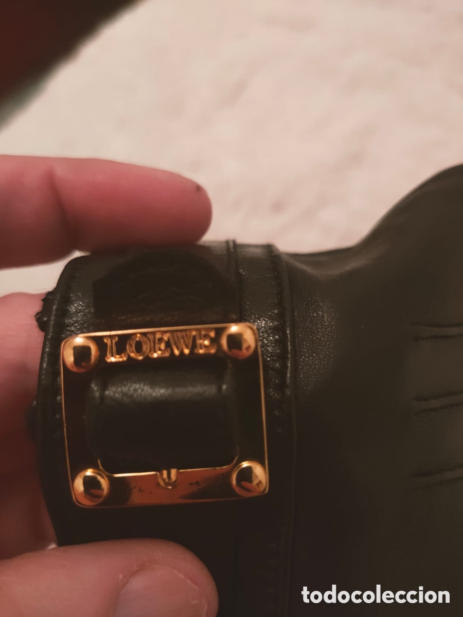 Antig&uuml;edades: Guantes de piel de Loewe - Foto 11
