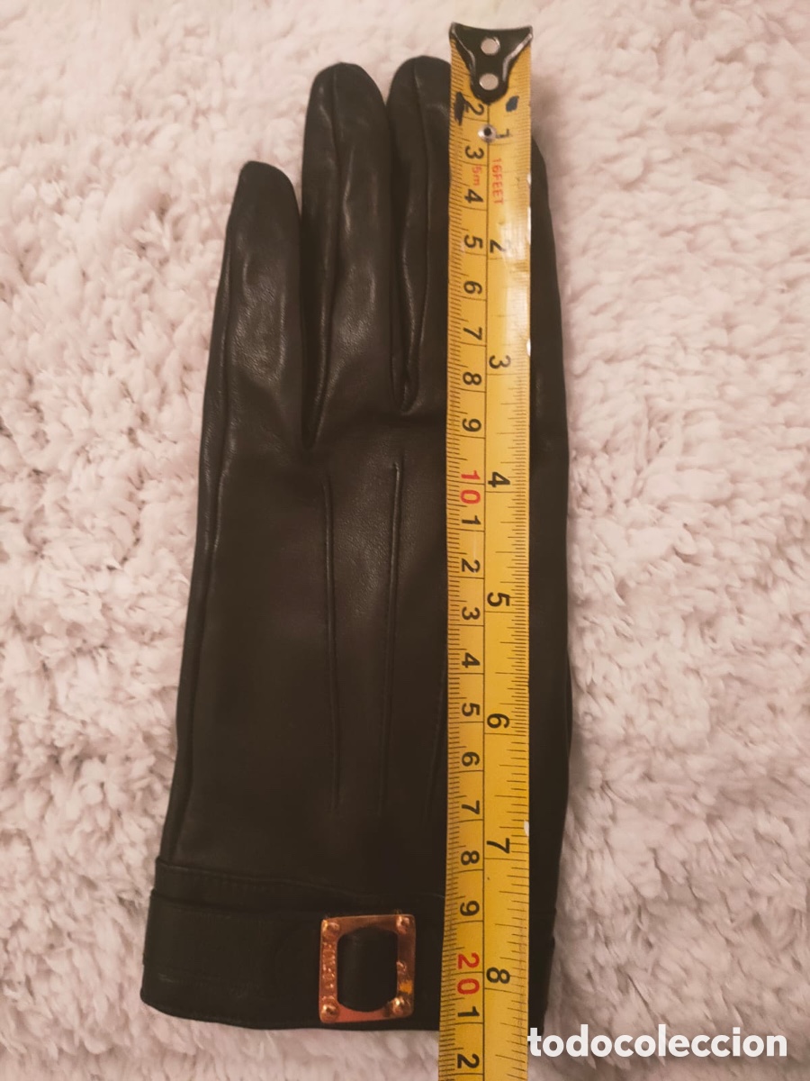 Antig&uuml;edades: Guantes de piel de Loewe - Foto 12