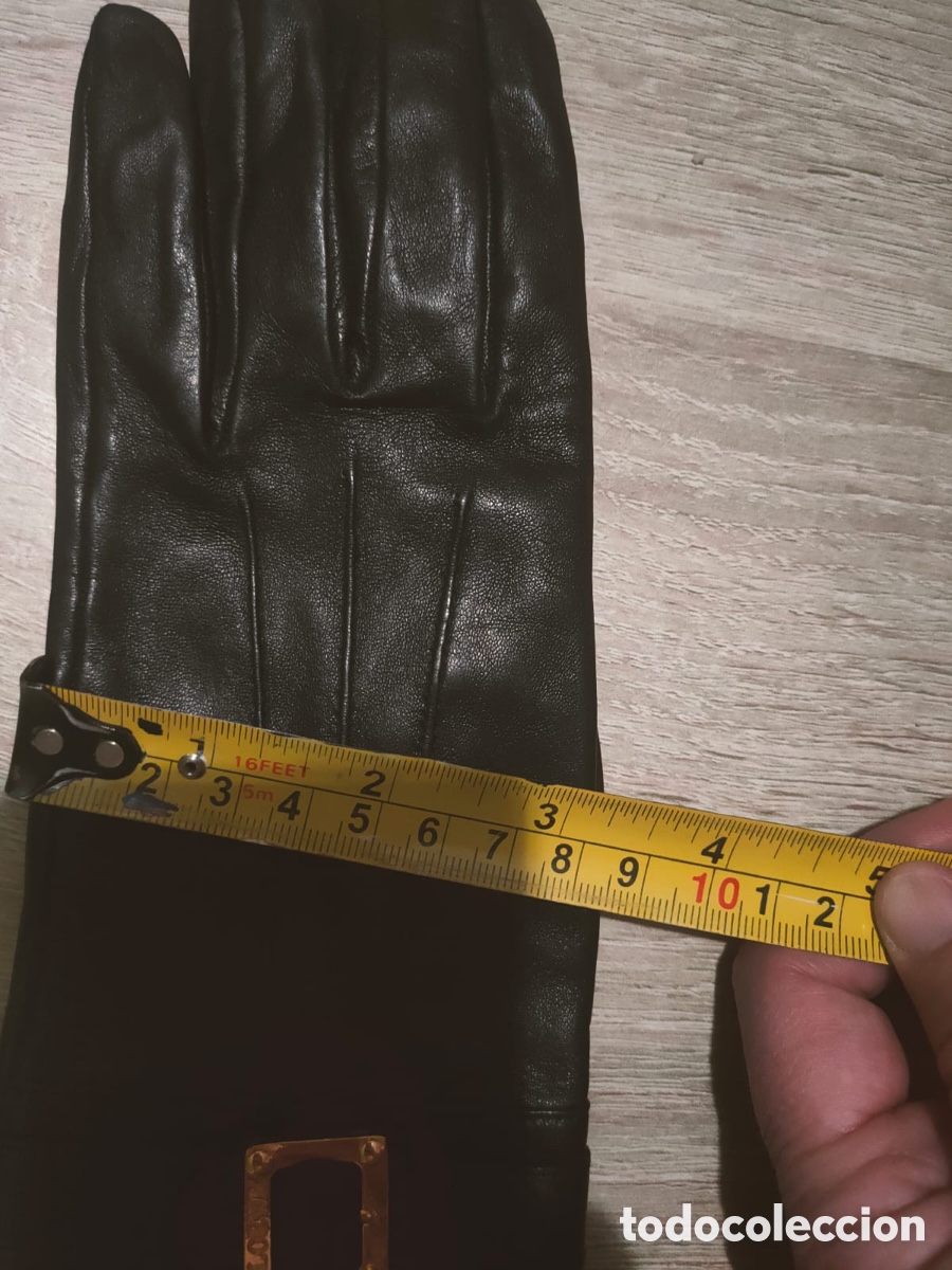Antig&uuml;edades: Guantes de piel de Loewe - Foto 13