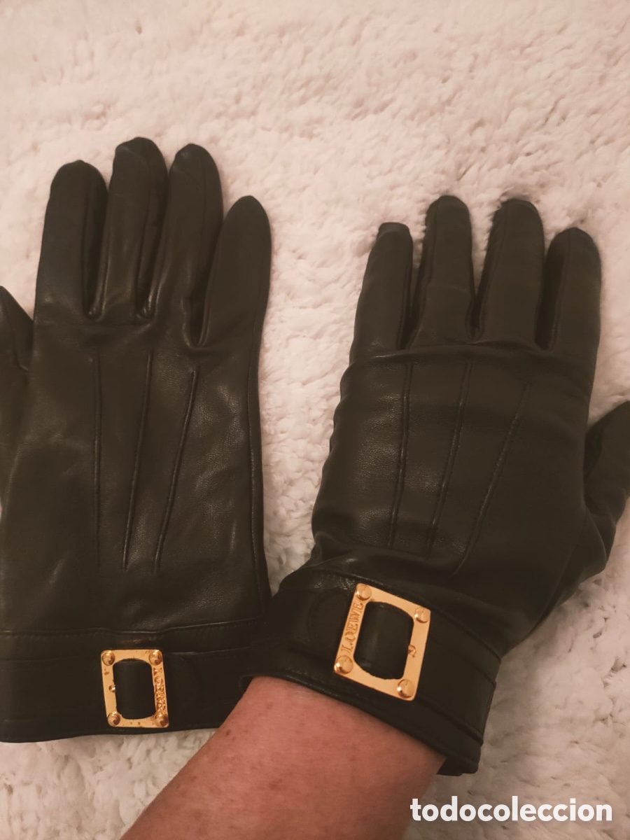 Antig&uuml;edades: Guantes de piel de Loewe - Foto 1