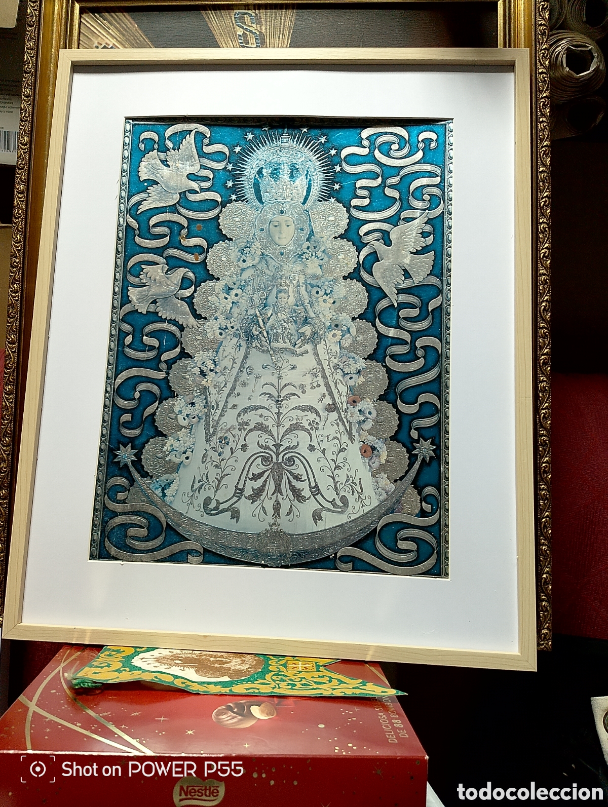 Antig&uuml;edades: Cuadro virgen del rocio - Foto 2