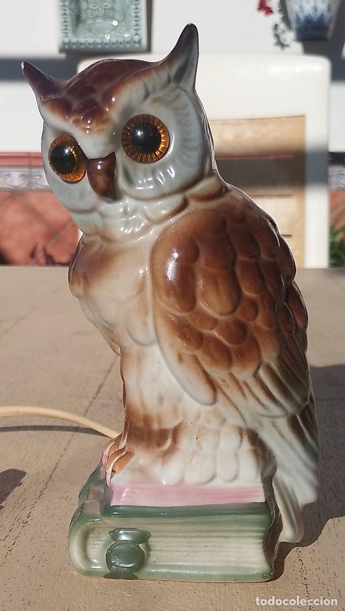 Antig&uuml;edades: L&aacute;mpara de Perfume Figura de B&uacute;ho - Foto 2