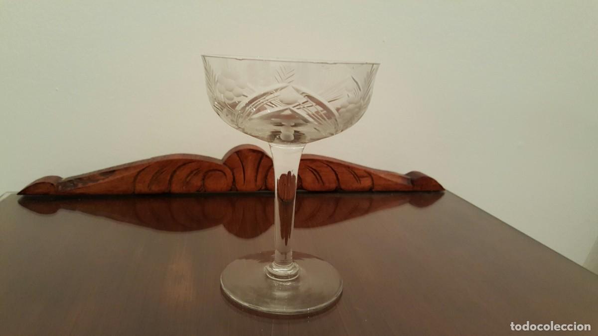 Antig&uuml;edades: COPAS CRISTAL TALLADAS - Foto 3