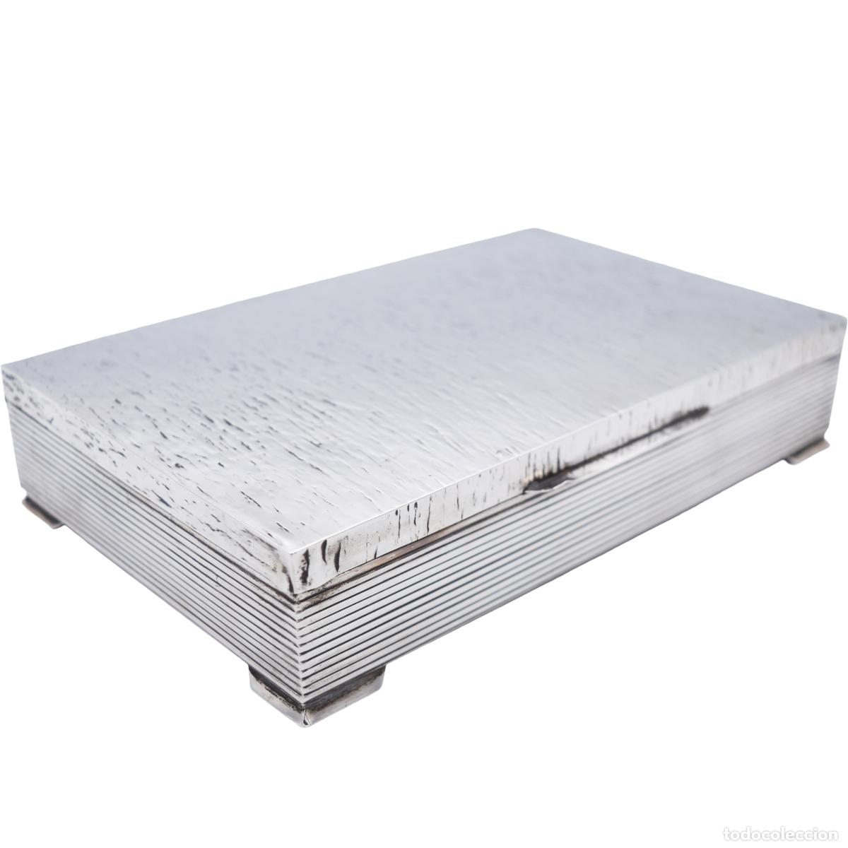 Antig&uuml;edades: Caja cigarrera de plata - Foto 1