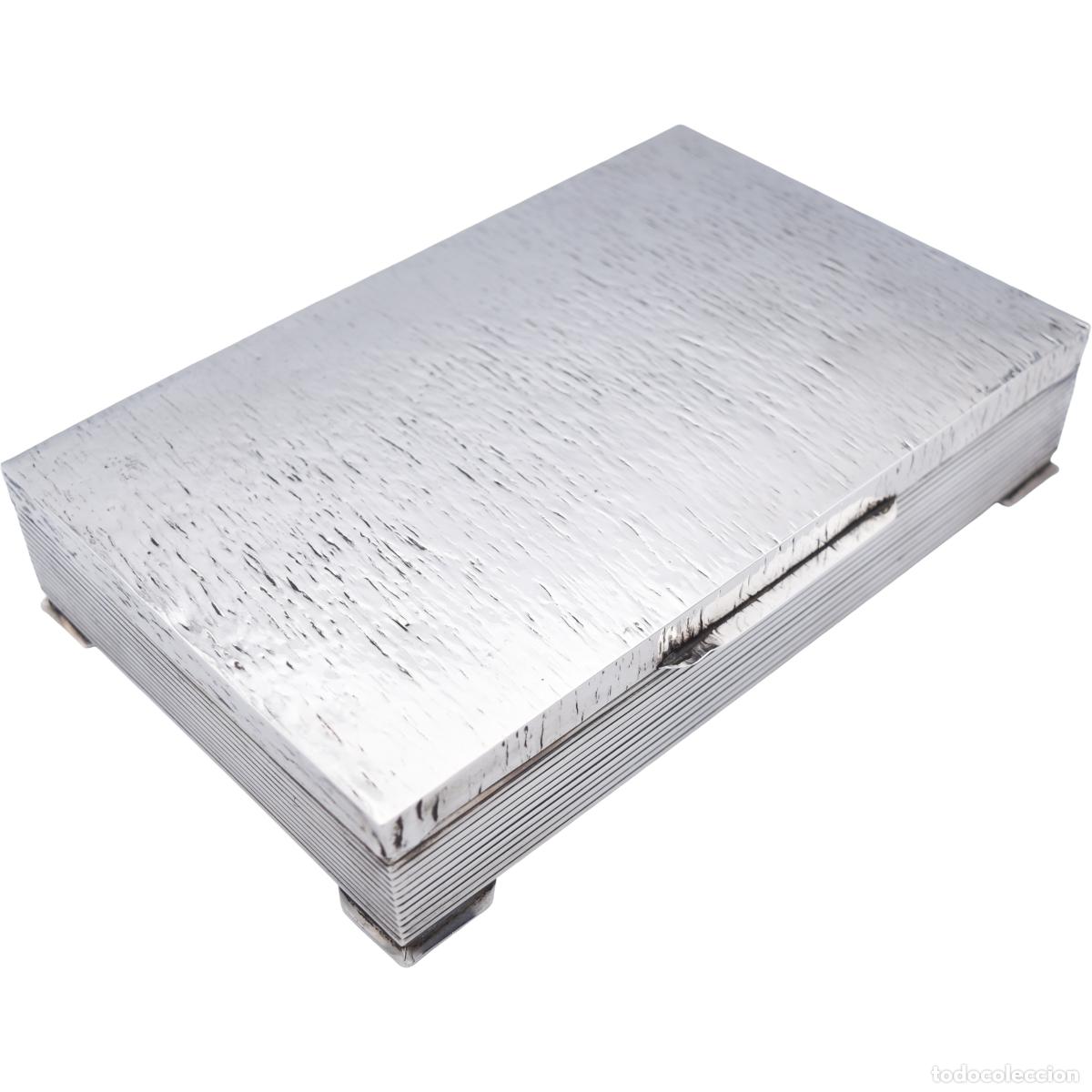 Antig&uuml;edades: Caja cigarrera de plata - Foto 4