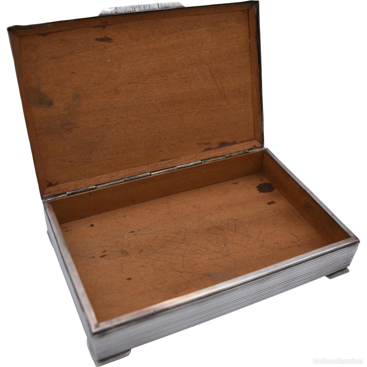 Antig&uuml;edades: Caja cigarrera de plata - Foto 8