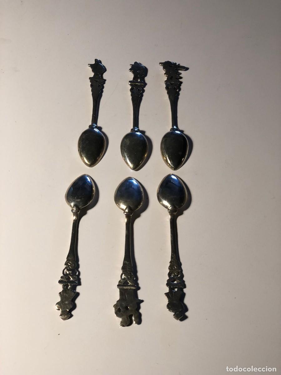 Antig&uuml;edades: Lote de 6 cucharillas de plata. - Foto 1