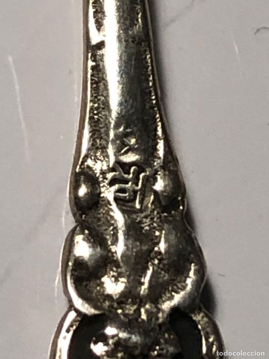 Antig&uuml;edades: Lote de 6 cucharillas de plata. - Foto 4