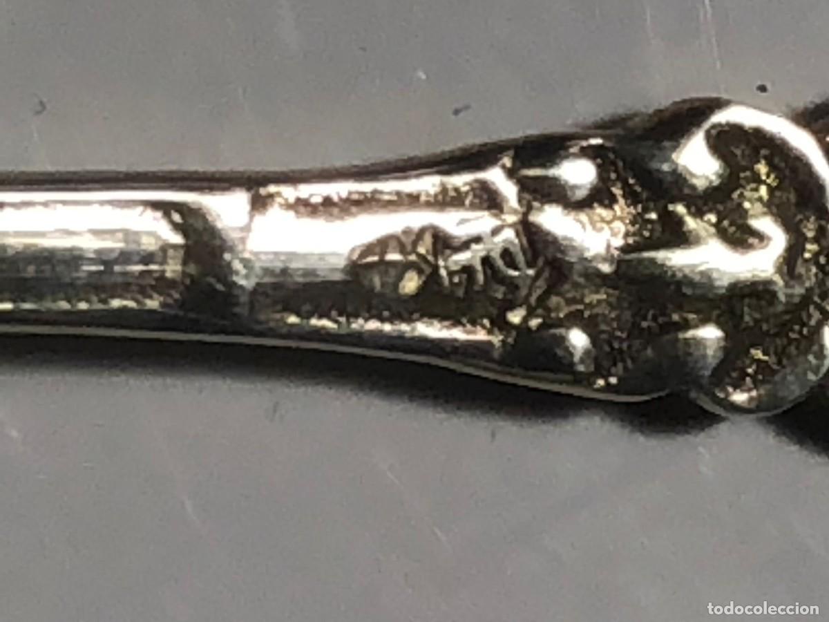 Antig&uuml;edades: Lote de 6 cucharillas de plata. - Foto 5