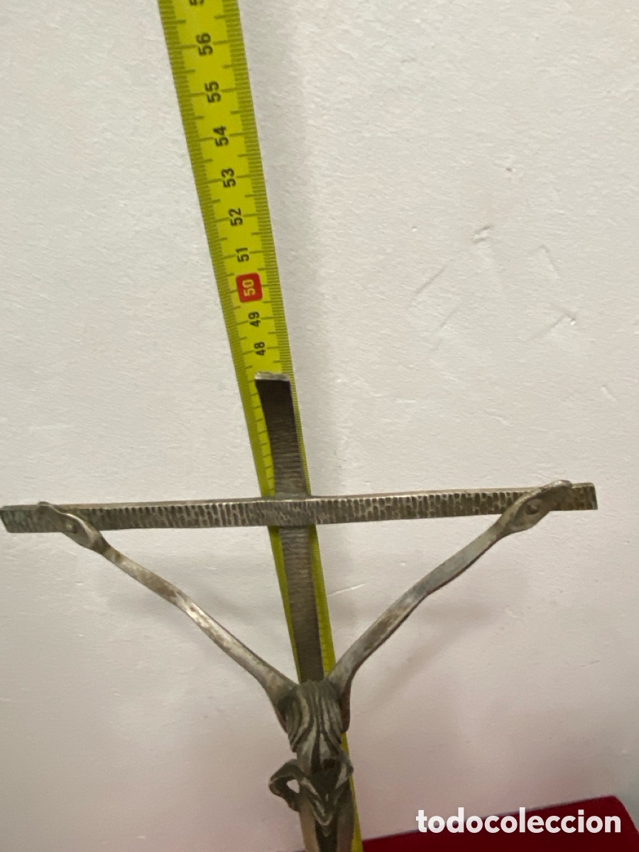 Antig&uuml;edades: Crus de Mesa .48 cm alto. - Foto 5