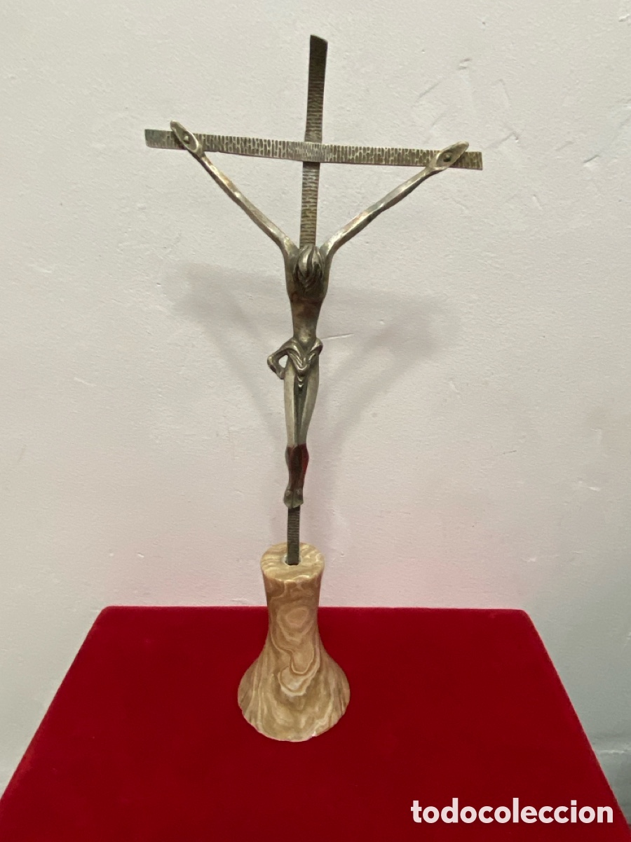 Antig&uuml;edades: Crus de Mesa .48 cm alto. - Foto 1