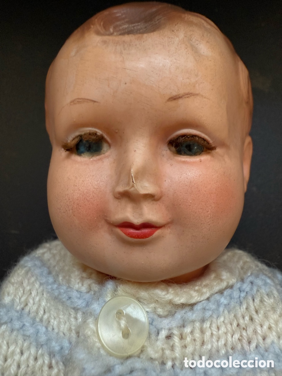 Antig&uuml;edades: Petitcollin mu&ntilde;eco antiguo Francia - Foto 6