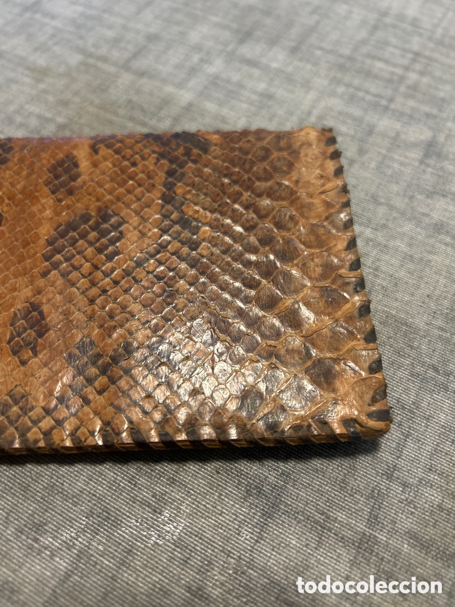 Antig&uuml;edades: Cartera de piel de serpiente vintage - Foto 2