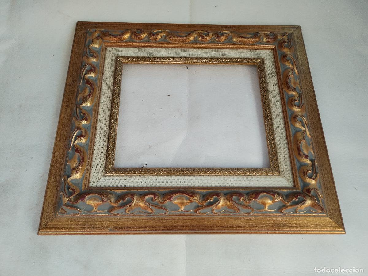 Antig&uuml;edades: marco de madera dorado - Foto 2