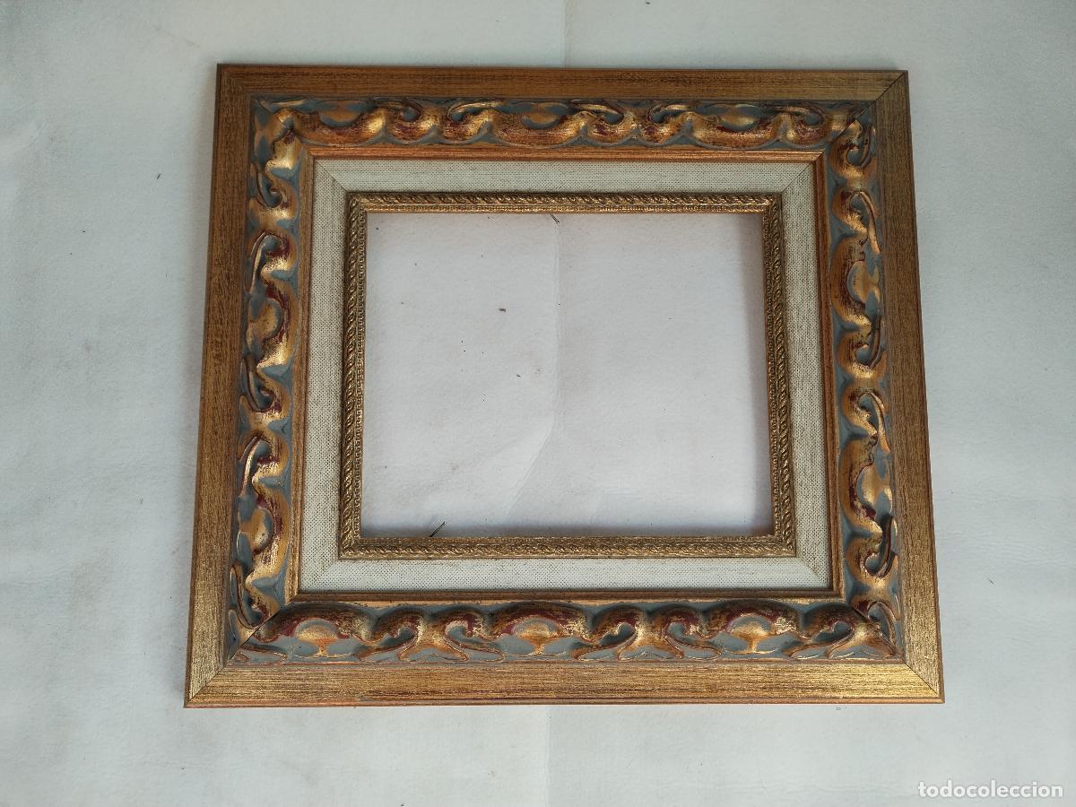 Antig&uuml;edades: marco de madera dorado - Foto 4