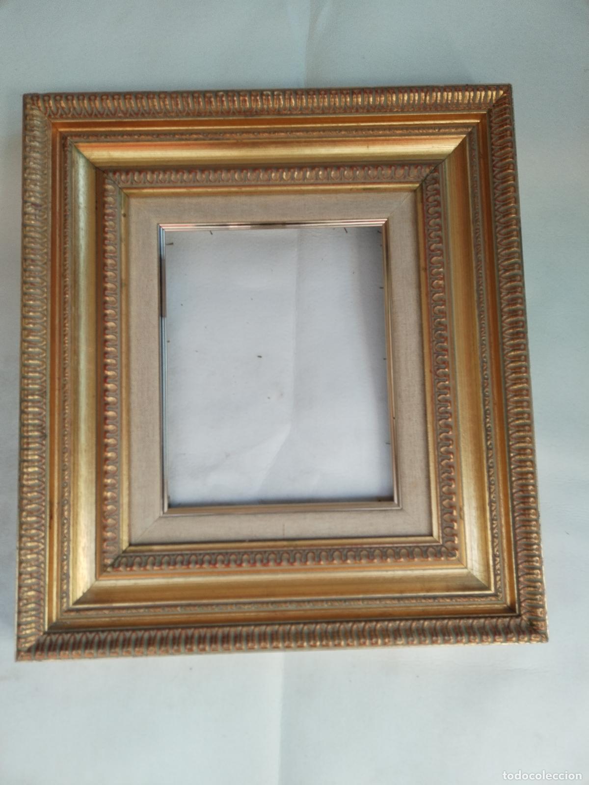 Antig&uuml;edades: marco de madera dorado - Foto 7
