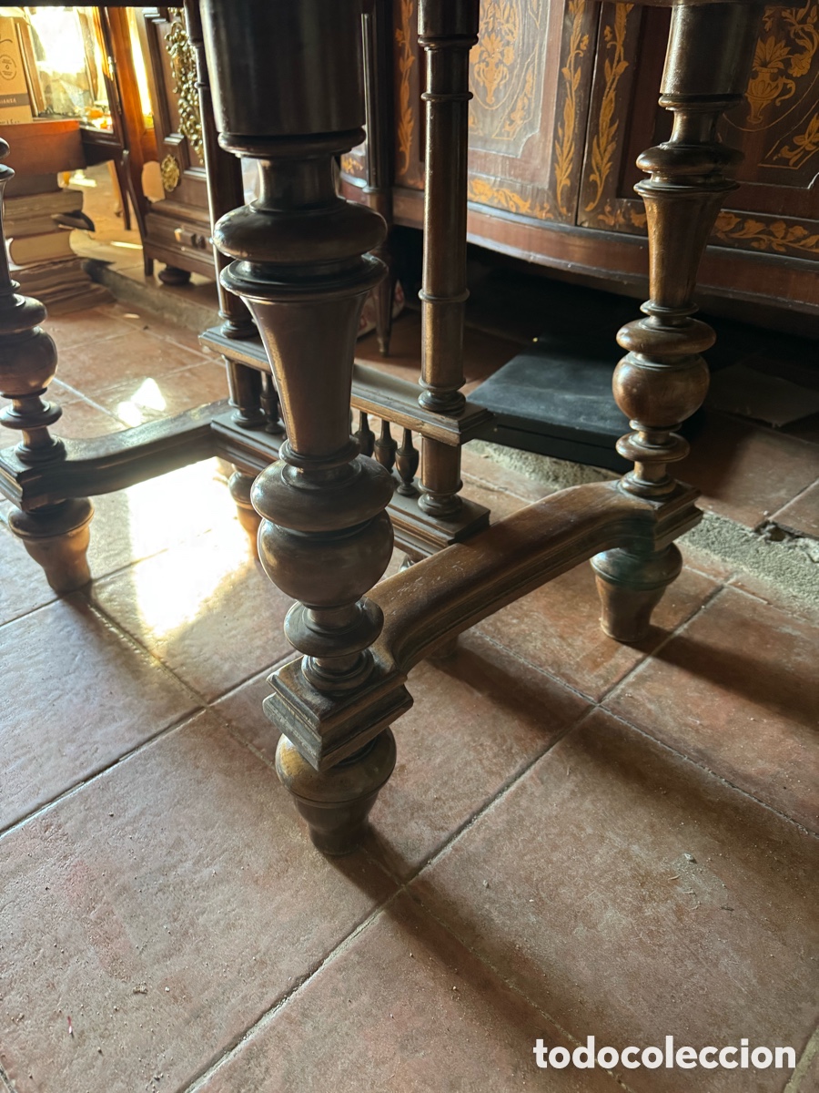 Antig&uuml;edades: Mesa espa&ntilde;ola en madera - Foto 4