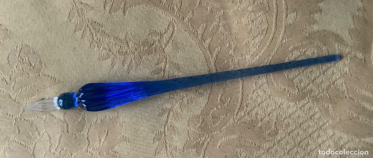 Antig&uuml;edades: PLUMA CRISTAL EN SU ESTUCHE - Foto 6