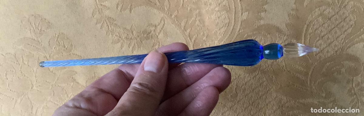 Antig&uuml;edades: PLUMA CRISTAL EN SU ESTUCHE - Foto 8
