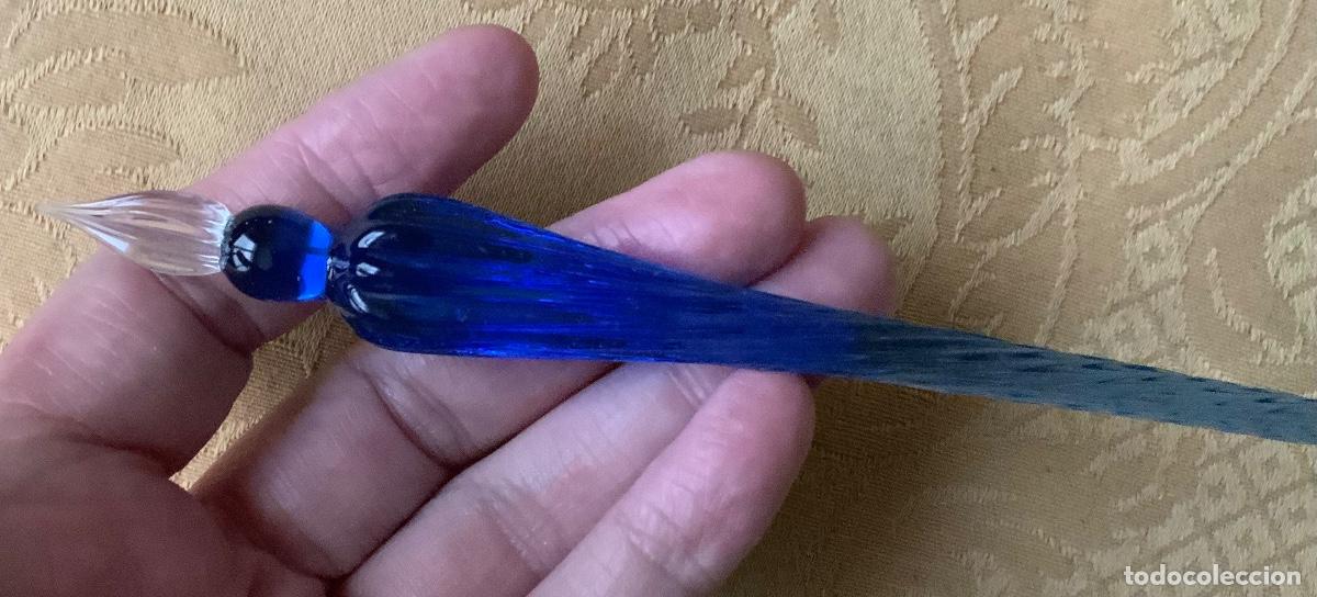 Antig&uuml;edades: PLUMA CRISTAL EN SU ESTUCHE - Foto 9