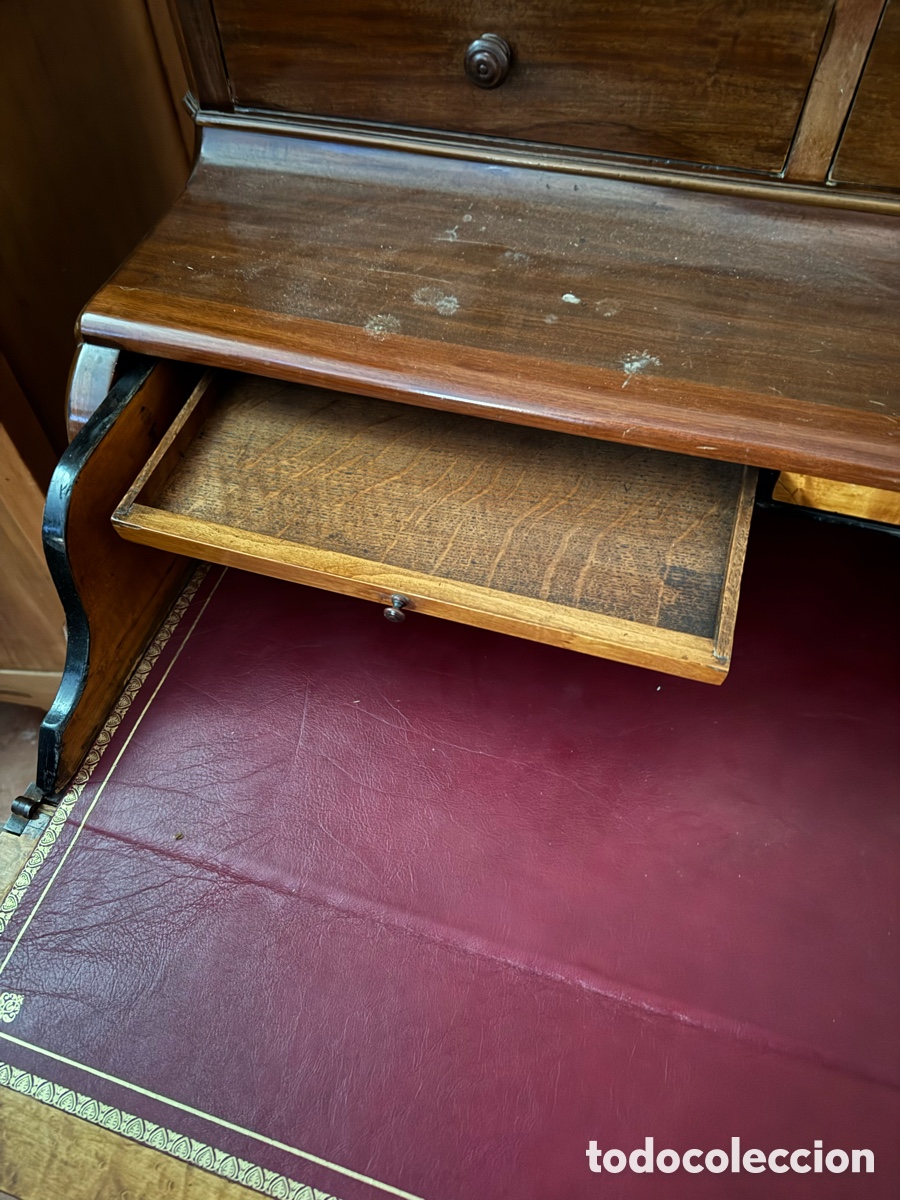Antig&uuml;edades: Bonito Bureau en madera - Foto 8