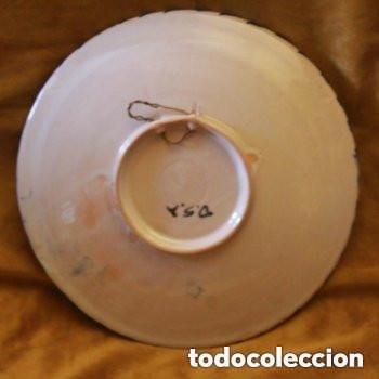 Antig&uuml;edades: Plato de cer&aacute;mica de Talavera - Foto 2