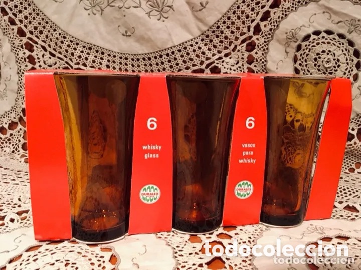 Antig&uuml;edades: DURALEX 6 vasos whisky - Foto 6
