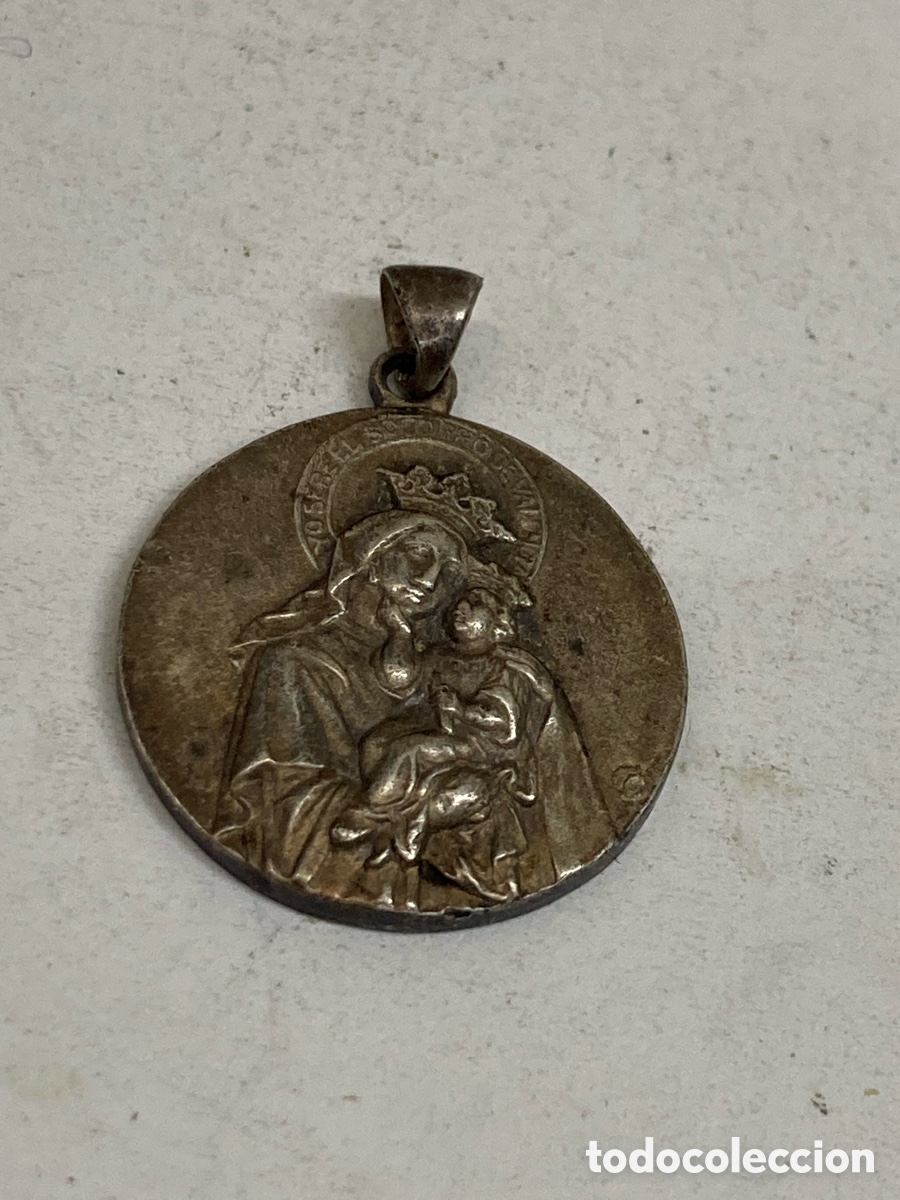 Antig&uuml;edades: Medalla de plata religiosa C510 - Foto 1