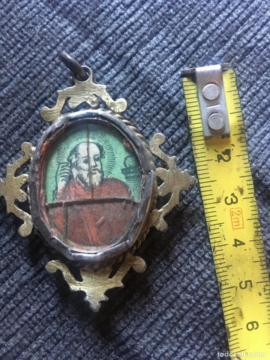 Antig&uuml;edades: Relicario plata xviii - Foto 2