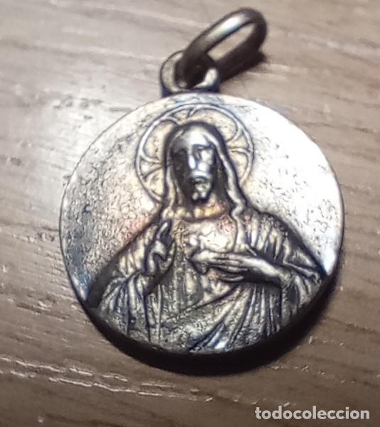 Antig&uuml;edades: Medalla religiosa de la Virgen de Montserrat - Foto 3