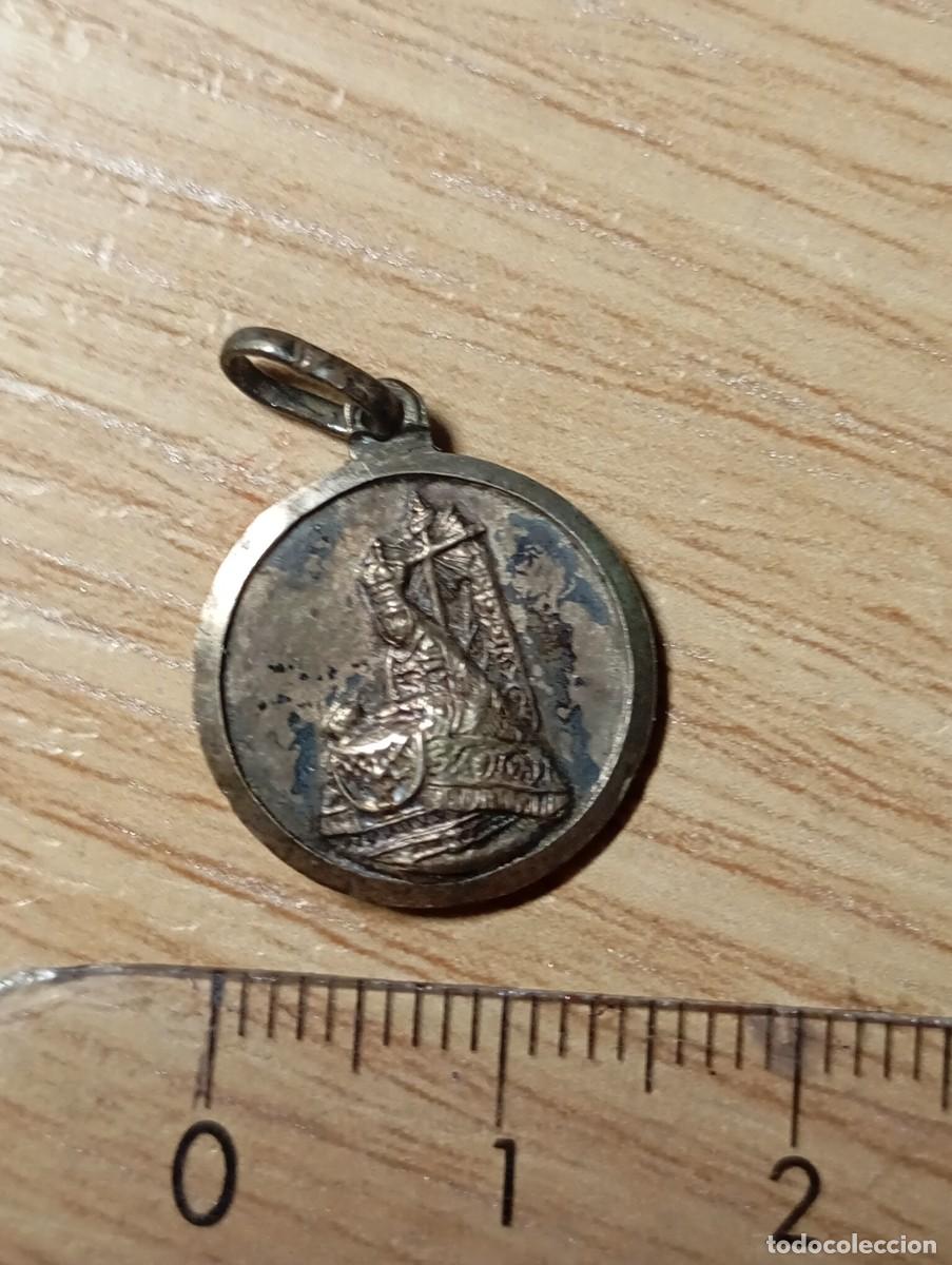 Antig&uuml;edades: Medalla religiosa de la Virgen de Montserrat - Foto 4