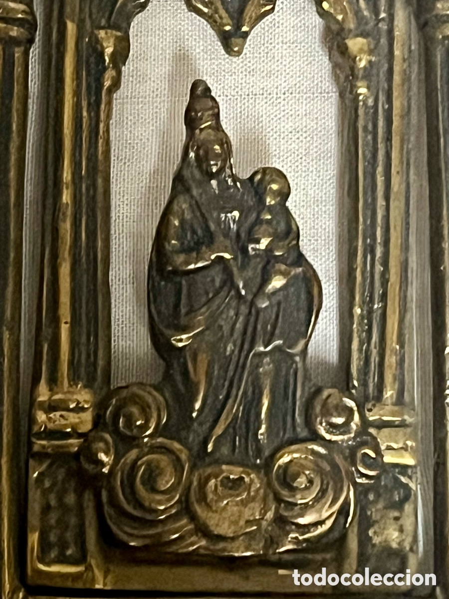 Antig&uuml;edades: BENDITERA DE BRONCE SIGLO XIX - Foto 5