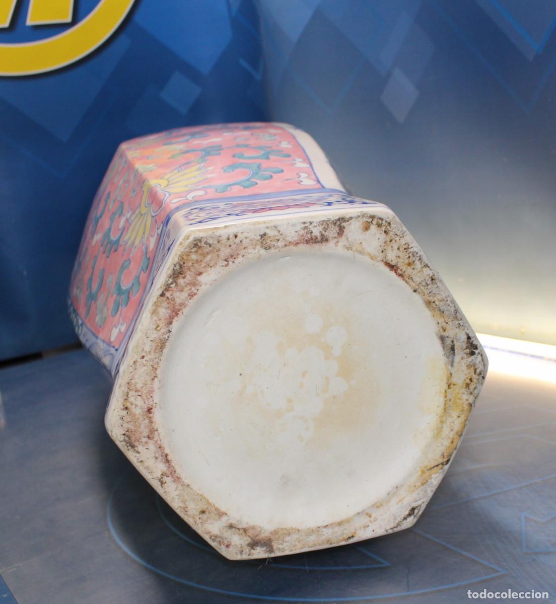 Antig&uuml;edades: Gran jarr&oacute;n porcelana china. - Foto 4