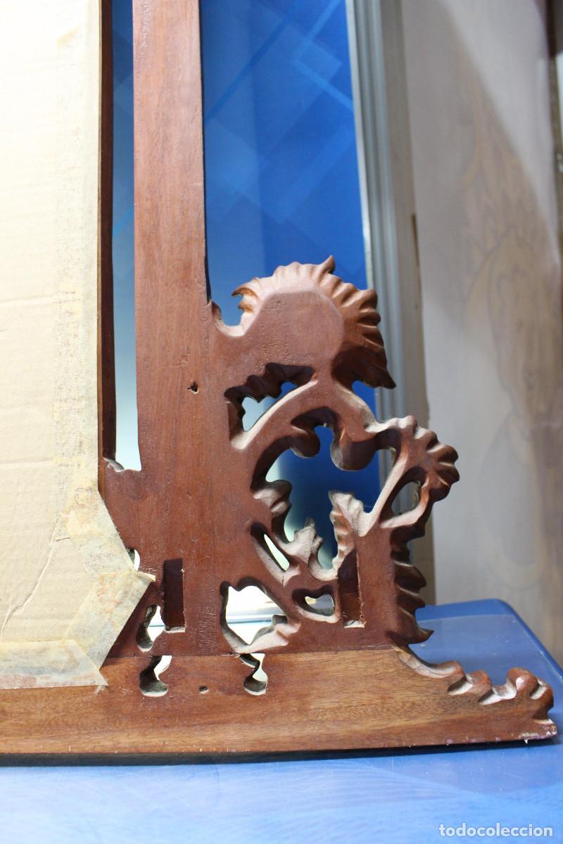 Antig&uuml;edades: Gran espejo en madera tallada. - Foto 9