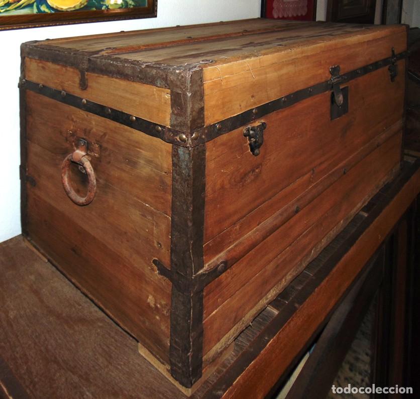 Antig&uuml;edades: BA&Uacute;L, ARC&Oacute;N DE MADERA DEL XIX. - Foto 2