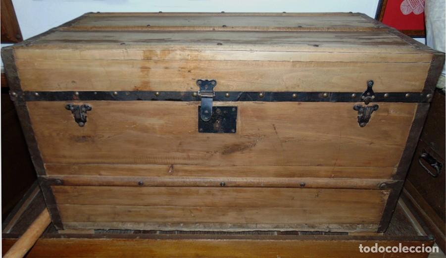 Antig&uuml;edades: BA&Uacute;L, ARC&Oacute;N DE MADERA DEL XIX. - Foto 3