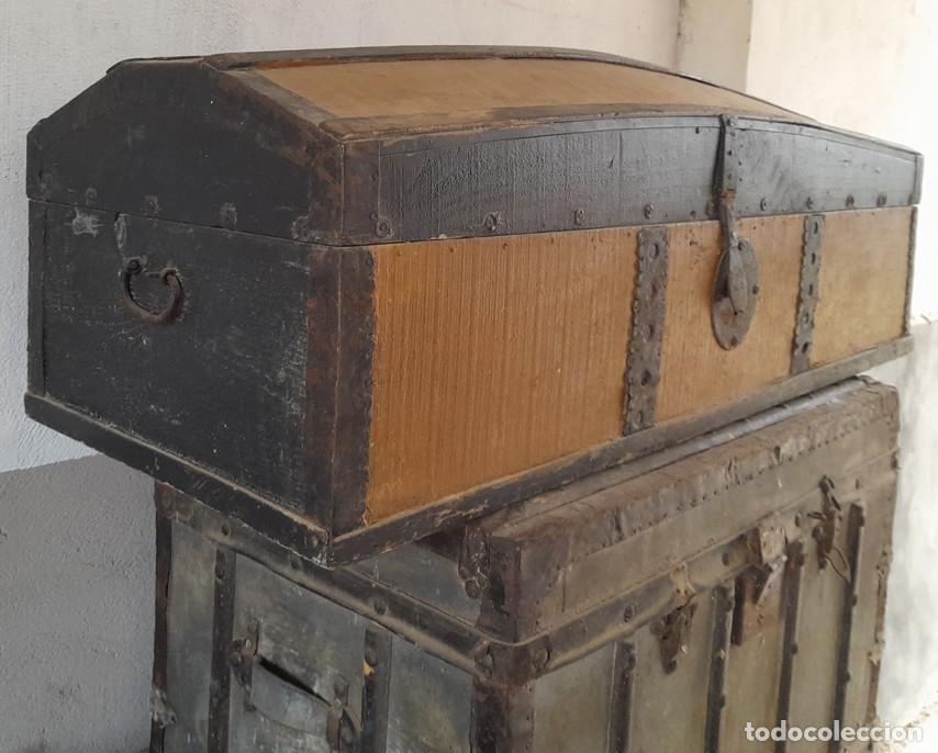 Antig&uuml;edades: B&Aacute;UL, ARC&Oacute;N DE MADERA DEL SIGLO XIX. - Foto 2