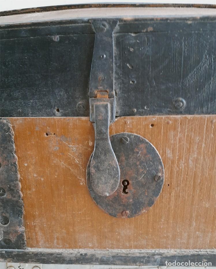 Antig&uuml;edades: B&Aacute;UL, ARC&Oacute;N DE MADERA DEL SIGLO XIX. - Foto 4