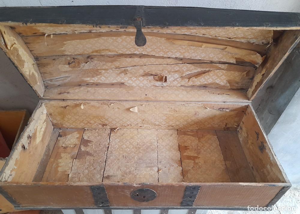 Antig&uuml;edades: B&Aacute;UL, ARC&Oacute;N DE MADERA DEL SIGLO XIX. - Foto 5