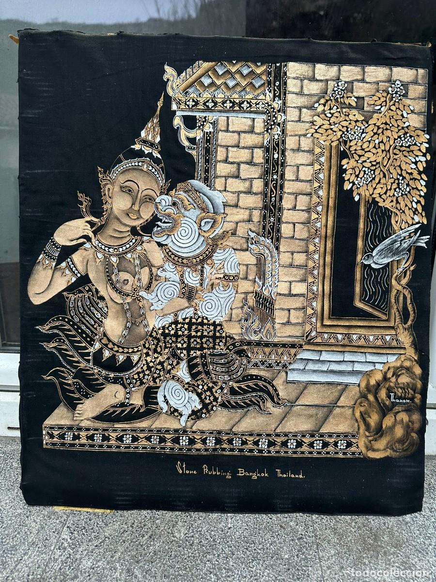 Antig&uuml;edades: Pa&ntilde;uelo de seda pintado - Foto 2