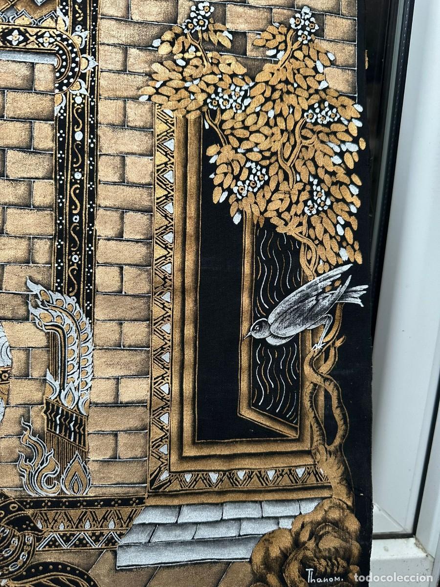 Antig&uuml;edades: Pa&ntilde;uelo de seda pintado - Foto 5