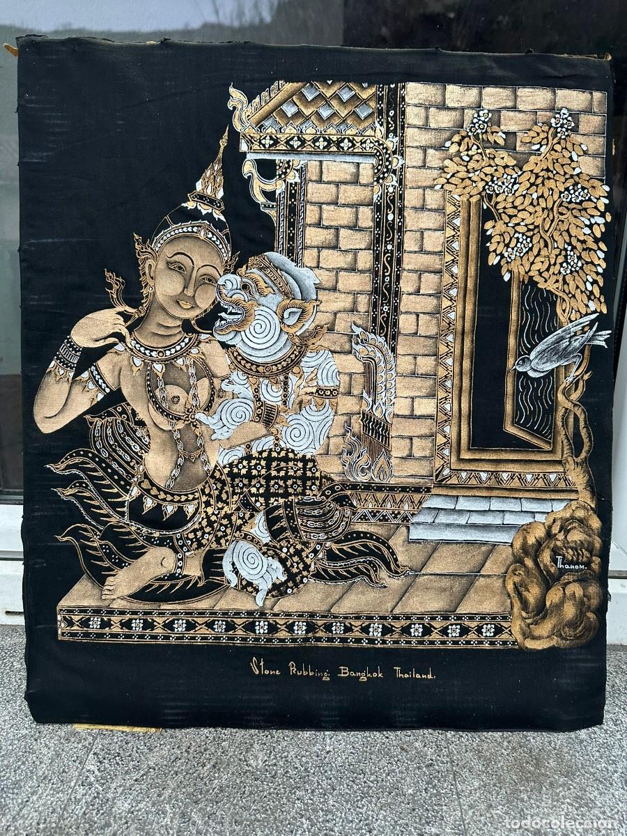 Antig&uuml;edades: Pa&ntilde;uelo de seda pintado - Foto 6