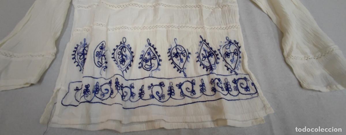 Antig&uuml;edades: CAMISA IBICENCA DE ALGODON PARA NI&Ntilde;A - Foto 2