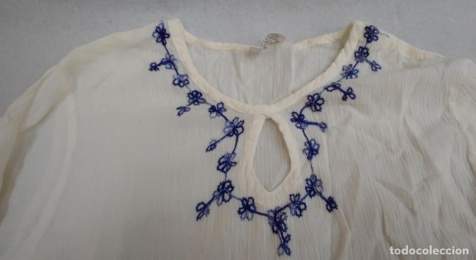 Antig&uuml;edades: CAMISA IBICENCA DE ALGODON PARA NI&Ntilde;A - Foto 3