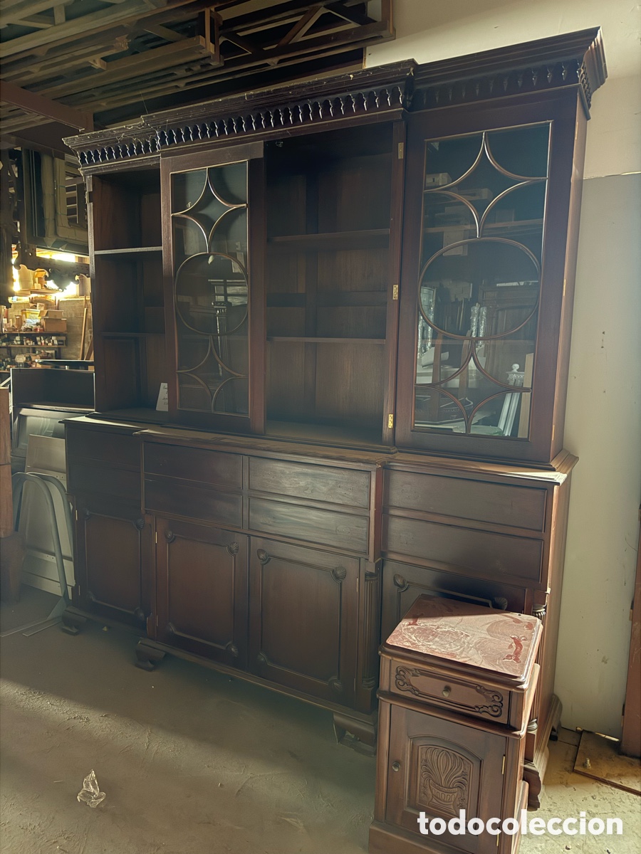 Antig&uuml;edades: Librer&iacute;a con secreter - Foto 17