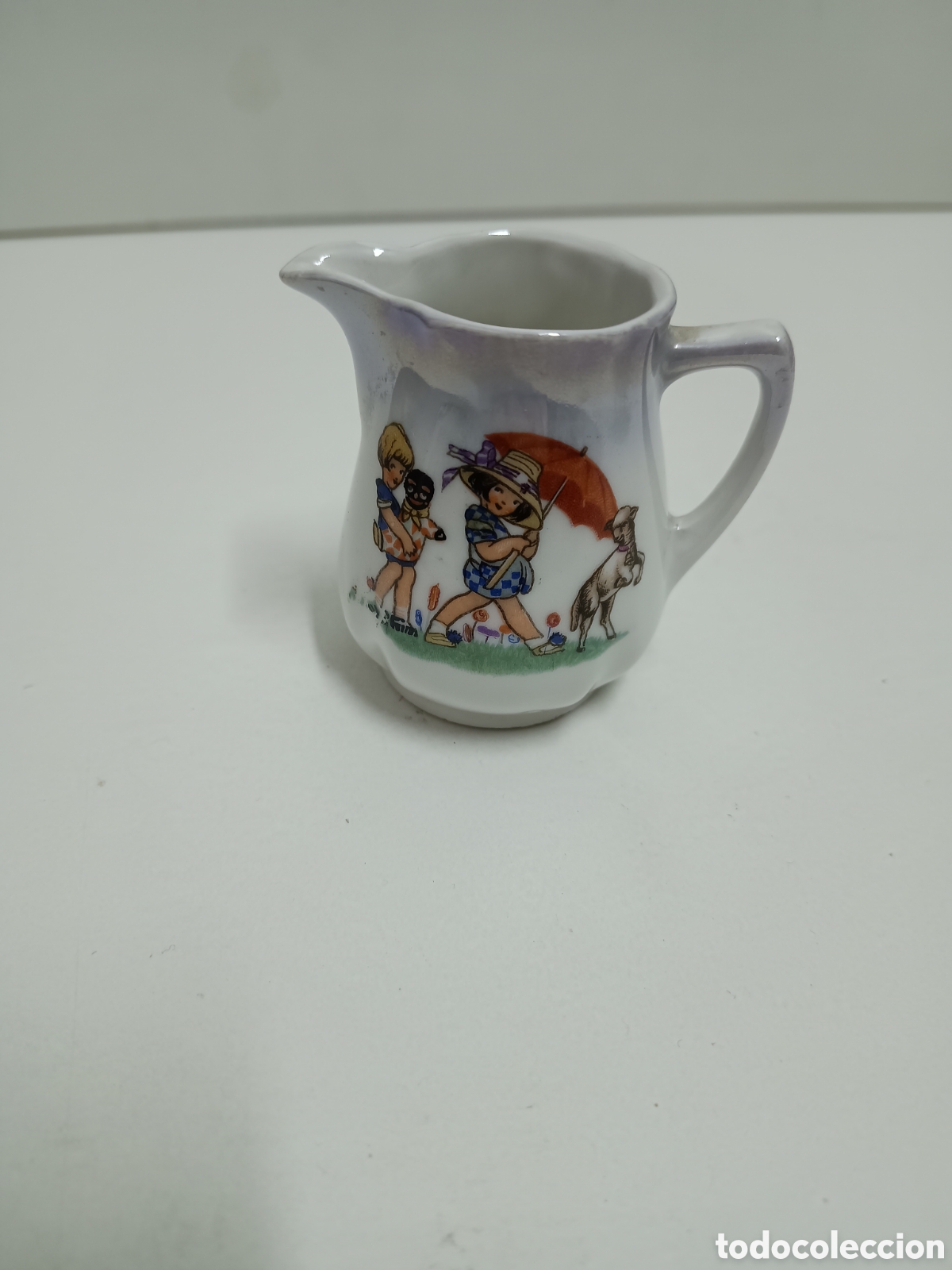 Antig&uuml;edades: PEQUE&Ntilde;A JARRA DIBUJOS INFANTILES - Foto 1