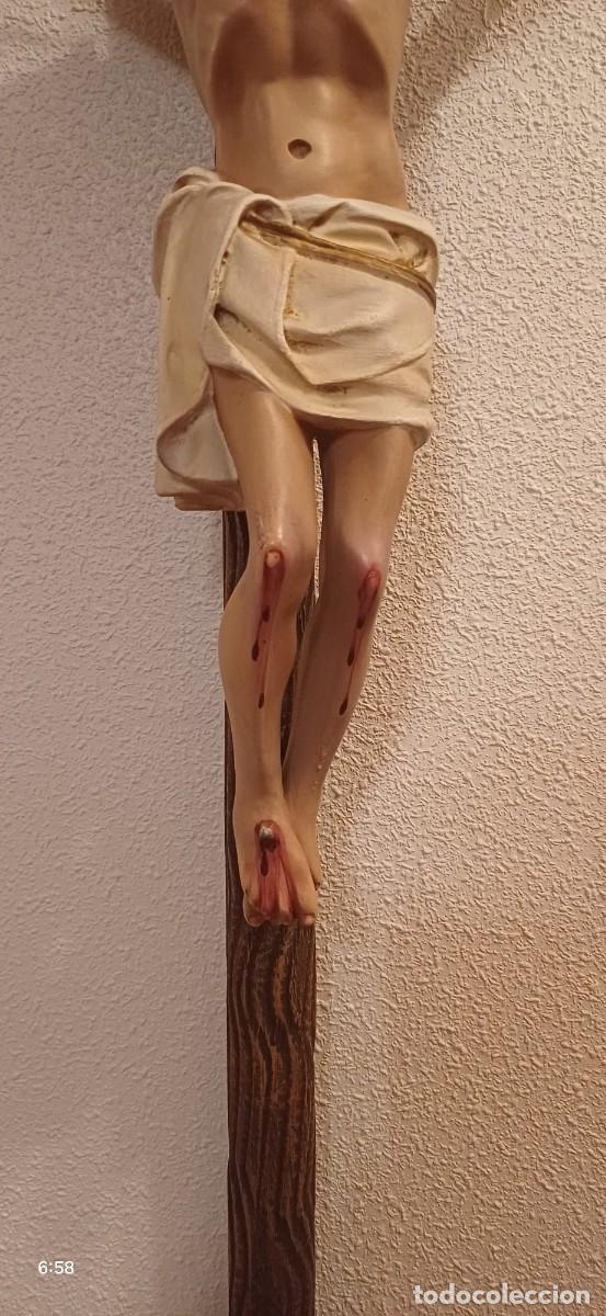Antig&uuml;edades: Crucificado olot. 50 cm - Foto 4
