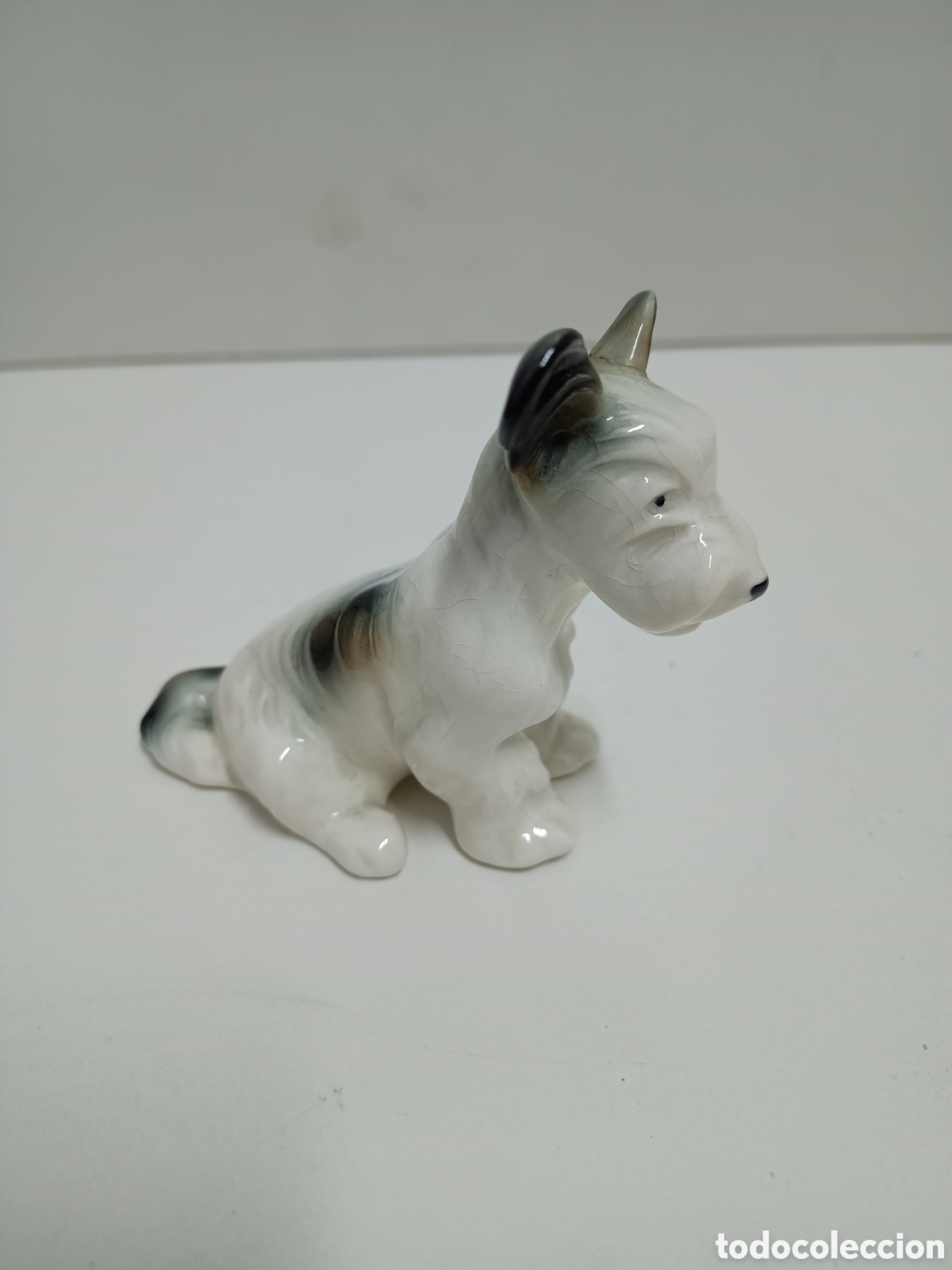 Antig&uuml;edades: 3 PERRITOS TERRIER DE PORCELANA - Foto 8