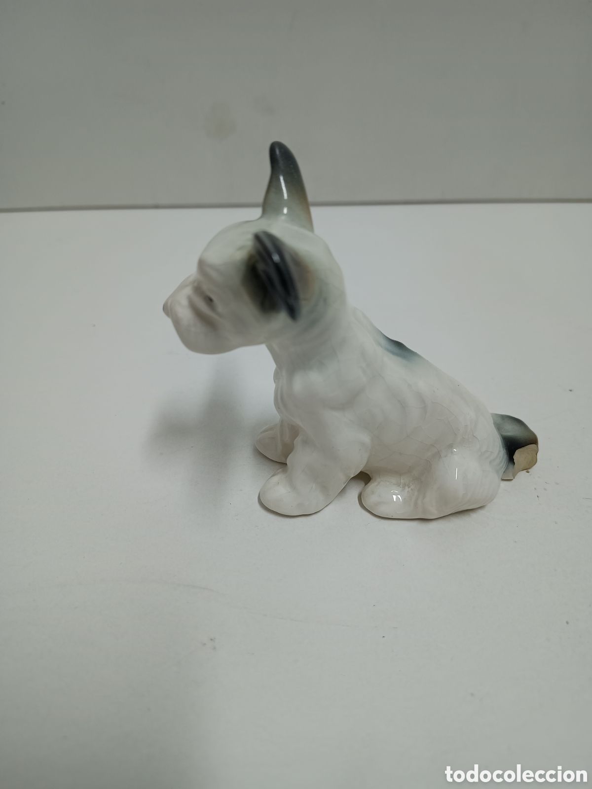 Antig&uuml;edades: 3 PERRITOS TERRIER DE PORCELANA - Foto 10